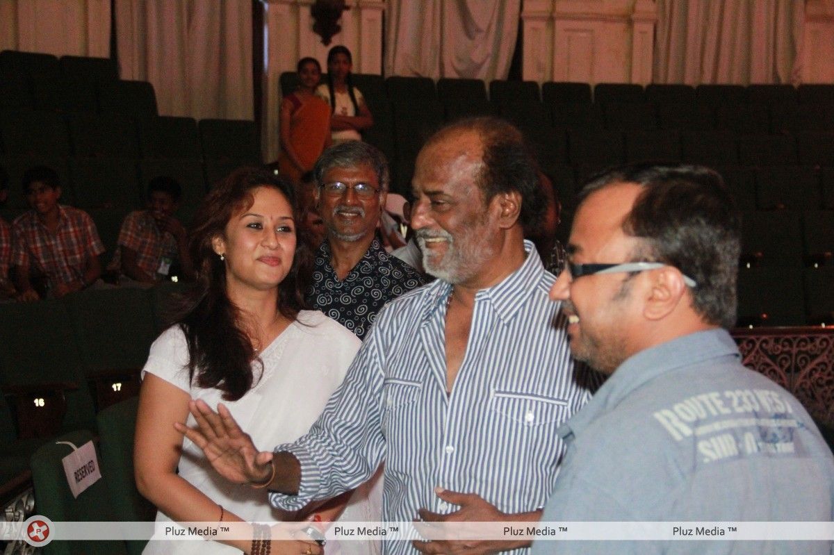 Super star Rajnikanth watched Bhishma with 200 special children - Pictures | Picture 115270